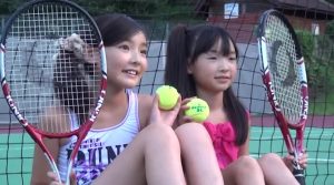 ジュニアアイドル おそろいの水着で姉妹仲良し！緩やかな時間/愛沢姉妹
